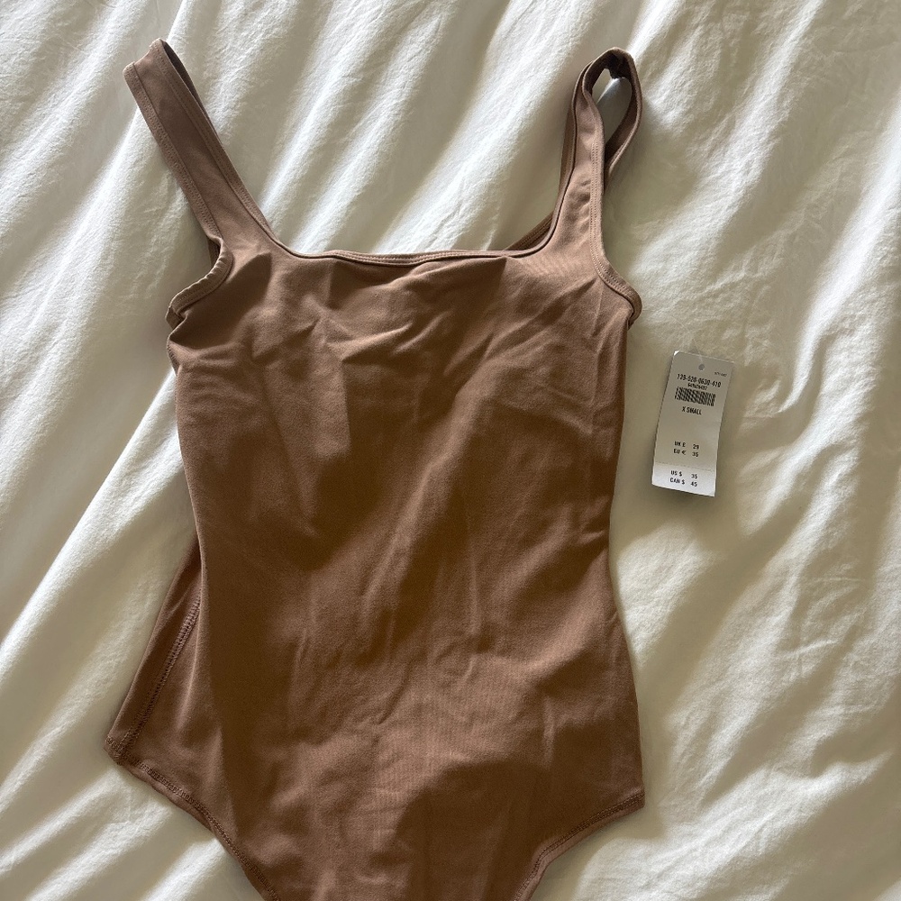 Abercrombie tan bodysuit
